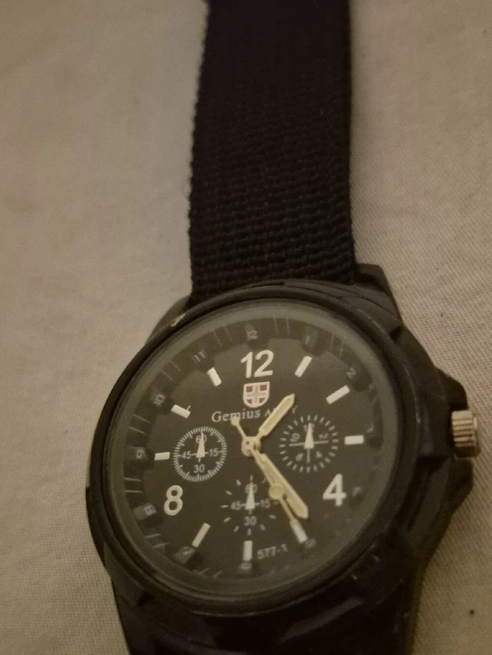 Best for SEO): Gemius Army Black Tactical Field Watch Military Style Canvas Stra